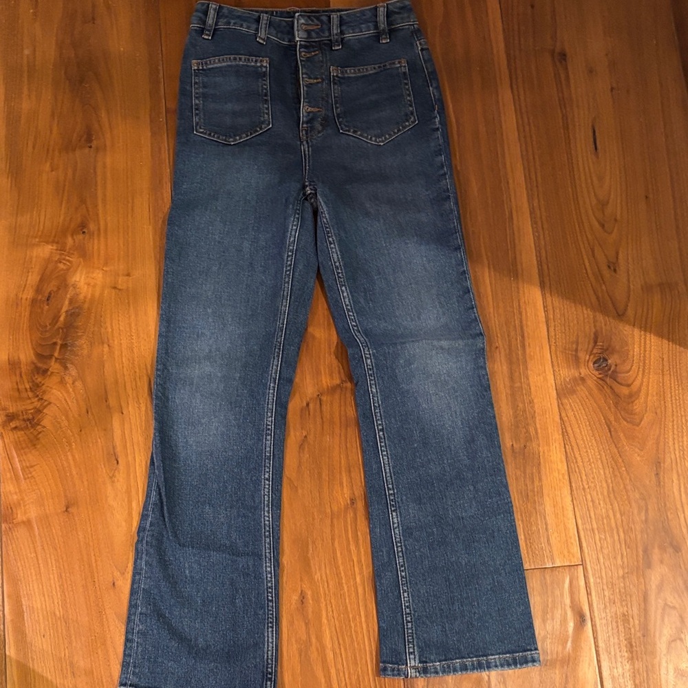 Maje Dark Blue Straight Leg Jeans 36
